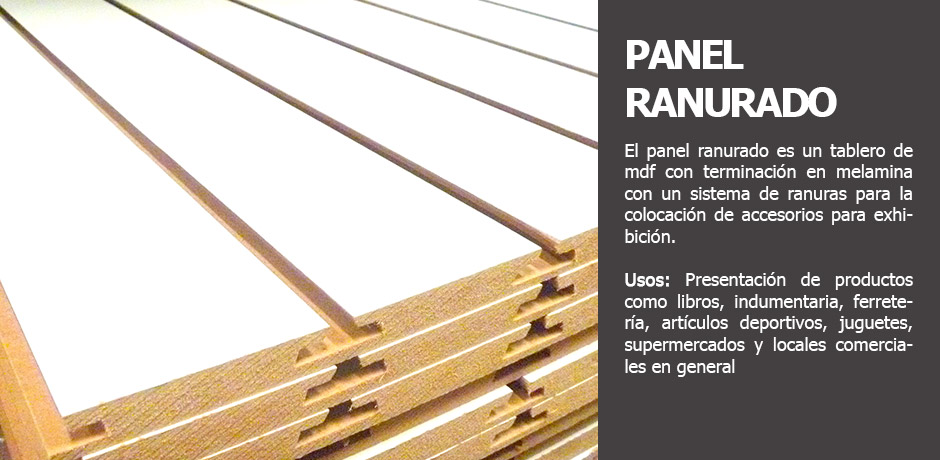 Panel Ranurado